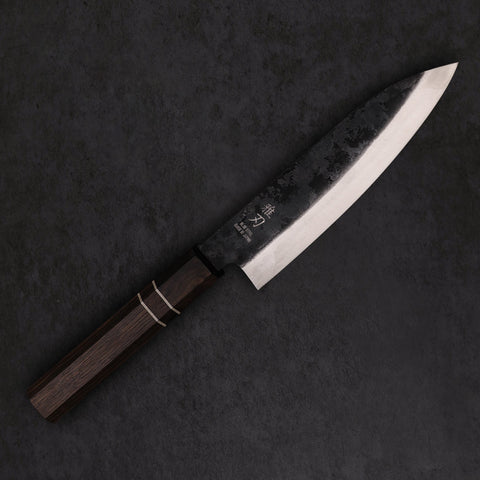 Gyuto Blue Steel Ebony Wood Handle 165mm