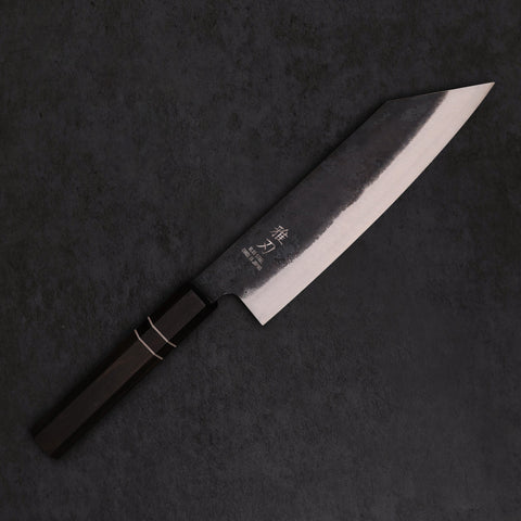 Bunka Blue Steel Ebony Wood Handle 185mm