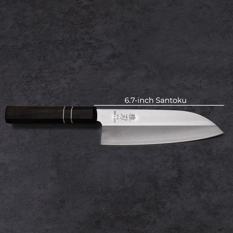 Santoku VG-10 Ebony Wood Handle 170mm