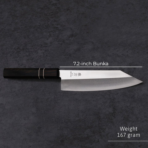 Bunka VG-10 Ebony Wood Handle 185mm