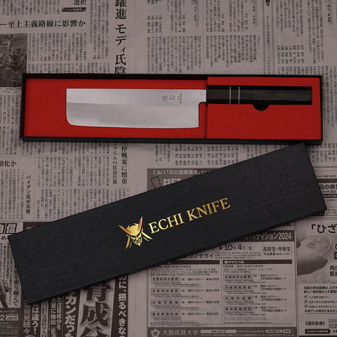 Nakiri VG-10 Ebony Wood Handle 180mm