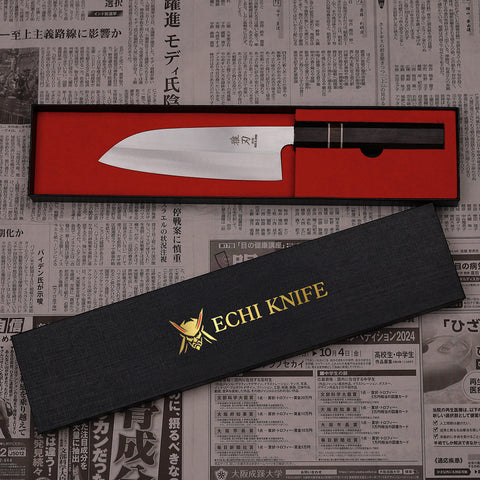 Santoku VG-10 Ebony Wood Handle 170mm
