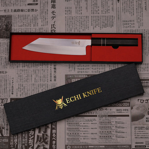 Bunka VG-10 Ebony Wood Handle 185mm