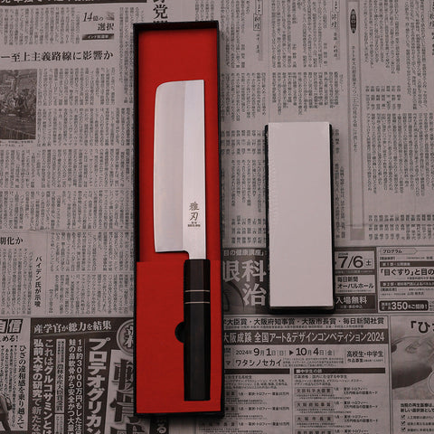 Nakiri VG-10 Ebony Wood Handle 180mm