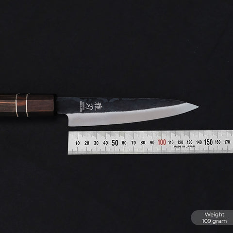Petty Blue Steel Ebony Wood Handle 140mm Custom