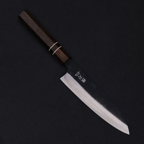 Gyuto Blue Steel Ebony Wood Handle Custom
