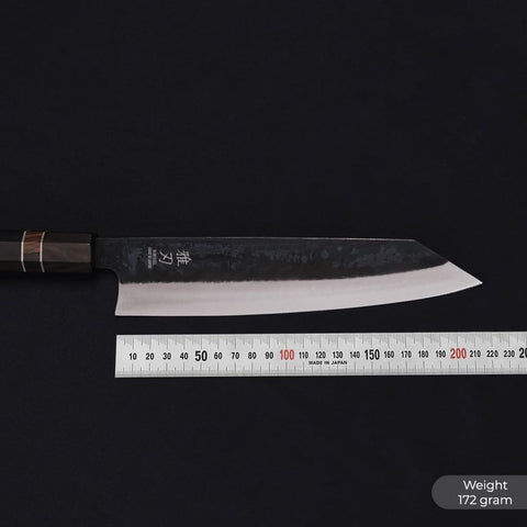 Bunka Blue Steel Ebony Wood Handle Custom