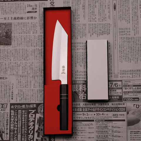 Bunka VG-10 Ebony Wood Handle 185mm