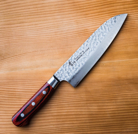 Sakai Takayuki 33 Layer Damascus Santoku 180mm (7.1")