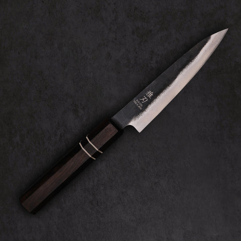 Petty Blue Steel Ebony Wood Handle 140mm