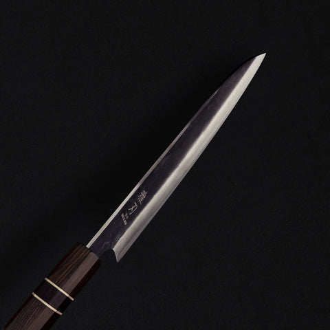 Gyuto Blue Steel Ebony Wood Handle Custom