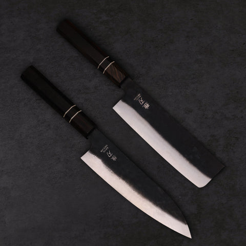 2‑Piece Everyday Essential Set | Japanese Kitchen Knives (Gyuto + Nakiri)