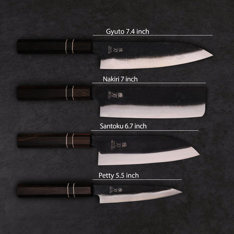 4‑Piece Complete Kitchen Set | Japanese Knife Bundle (Gyuto, Nakiri, Petty, Santoku)