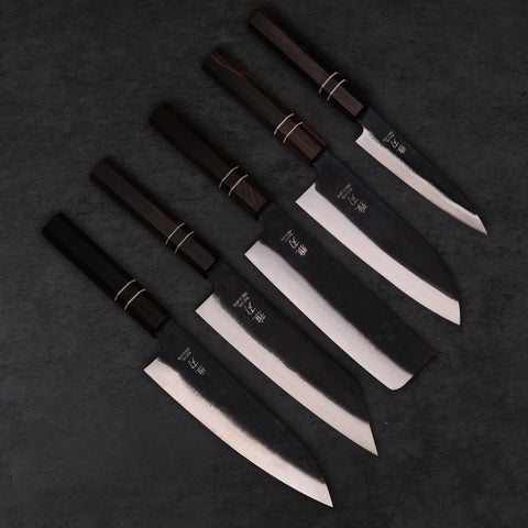 5‑Piece Ultimate Home Cook Bundle | Japanese Knife Set (Gyuto, Nakiri, Petty, Santoku, Bunka)