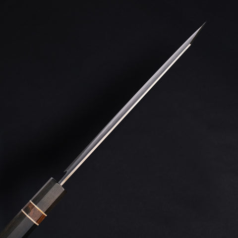 Bunka Blue Steel Ebony Wood Handle