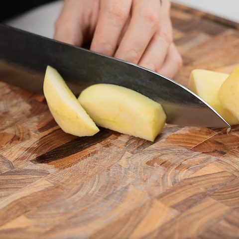 Gyuto Blue Steel Ebony Wood Handle 190mm