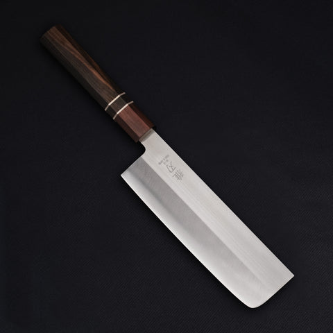 Nakiri VG-10 Ebony Wood Handle 180mm Custom