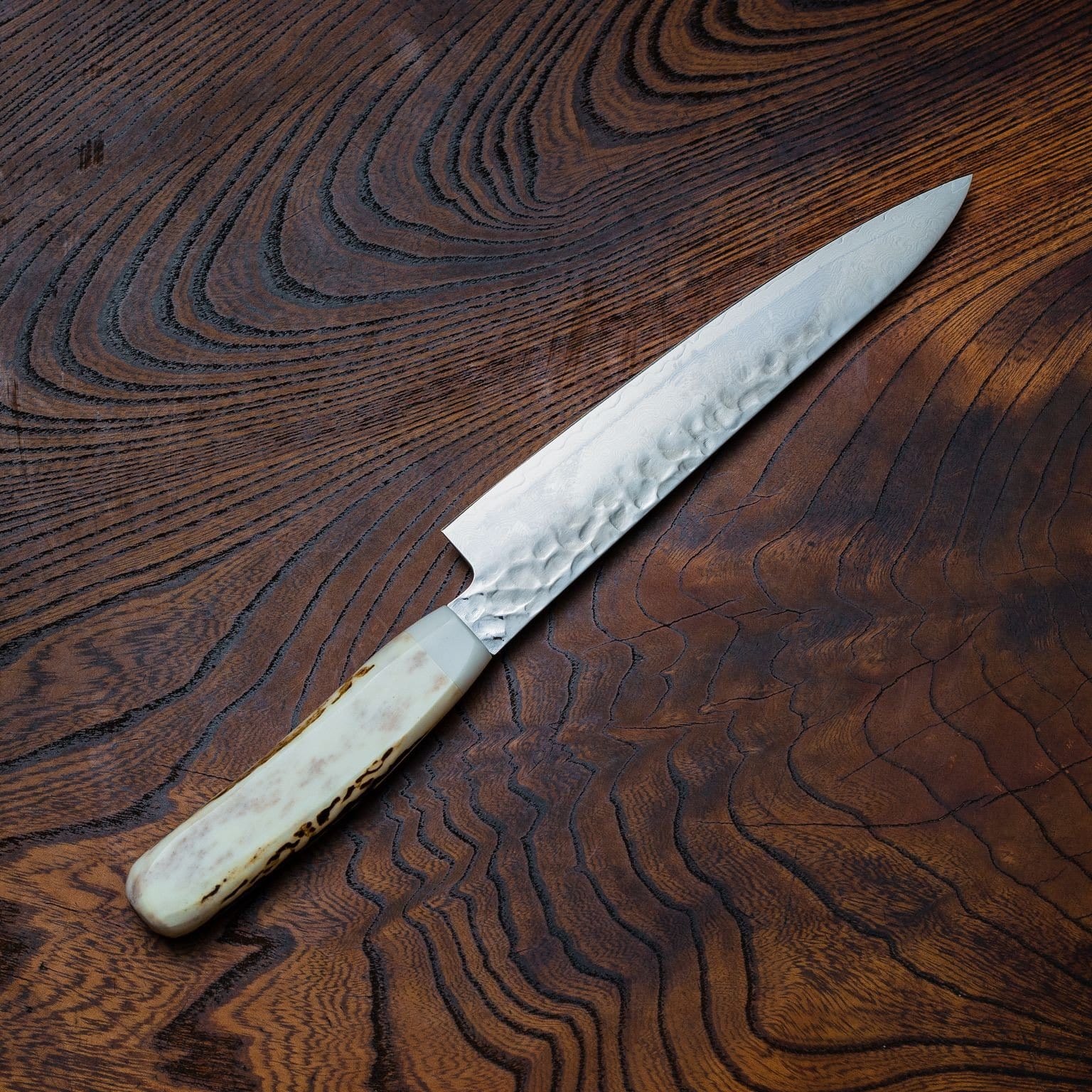 Sakai Takayuki Stag Sugihara Damascus Petty 150mm (5.9")